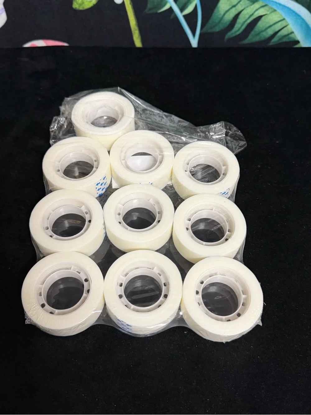 Clear Double-Sided Tape Rolls - 10 Pack